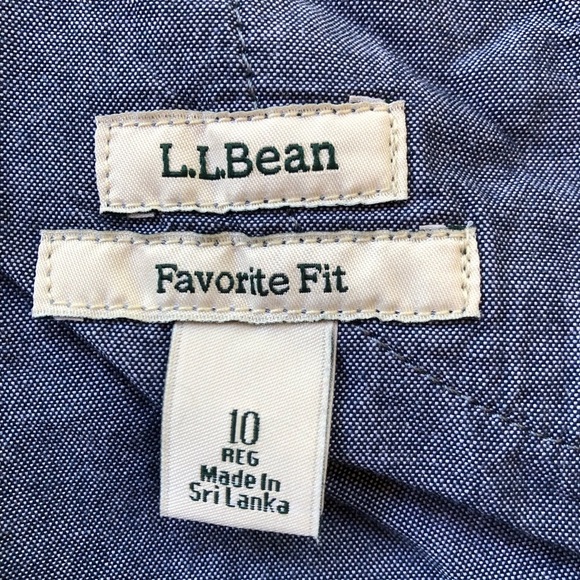 L.L. Bean Forest Green Corduroy Flare Classic 5 Pocket Pants Size 10 Regular - Picture 7 of 9